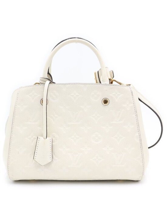 Louis Vuitton Handbags - Louis Vuitton Monogram Empreinte Monte New BB Cream 2-Way Shoulder Bag White